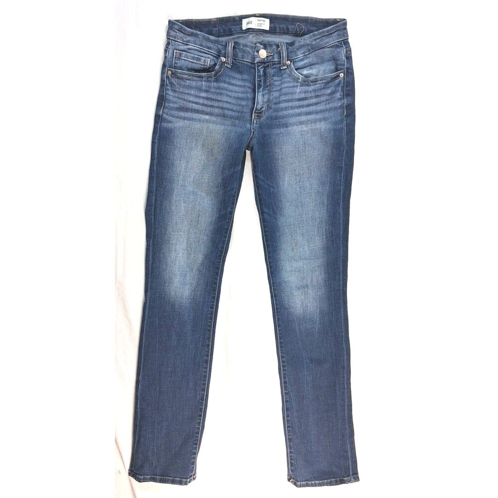 BKE Payton mid rise Straight blue denim jeans Women 28x32 Casual Western Country